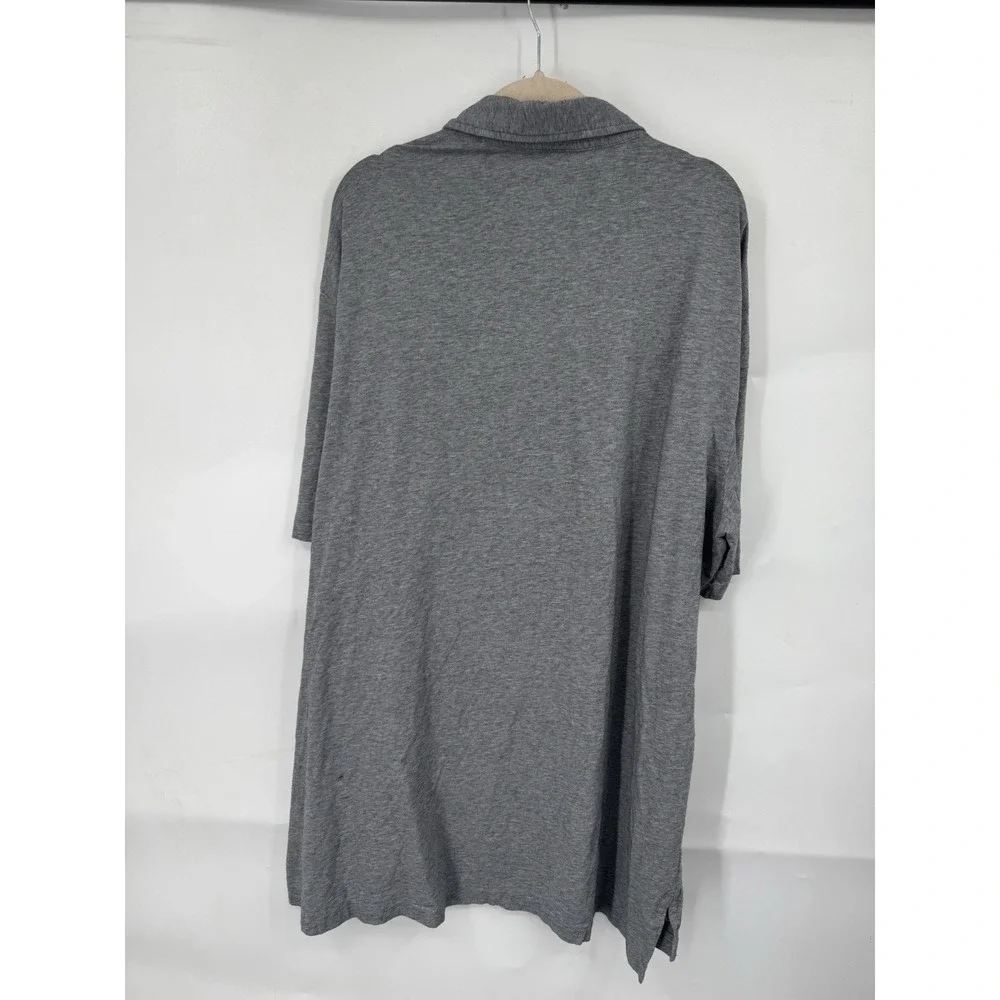 Polo Golf Ralph Lauren Stretch Lisle Grey Polo Shirt Men XXL Athletic Athleisure